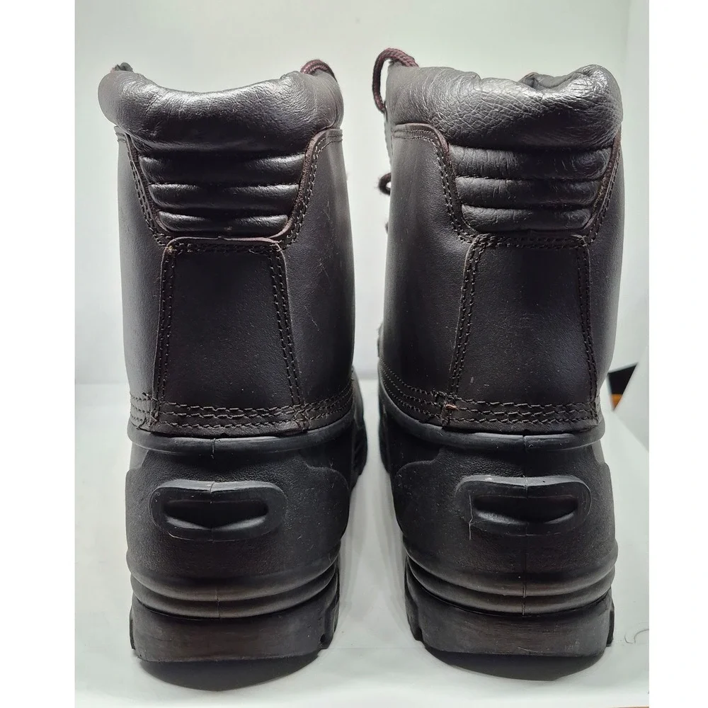 Rugged Exposure Duck Boots Men Size 13 Brown Waterproof Snow Rain Work Boot